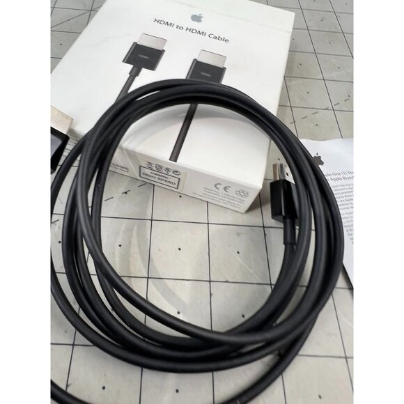Apple Other - Apple HDMI To HDMI Cable 1.8M Black For TV/Monitor Connection New